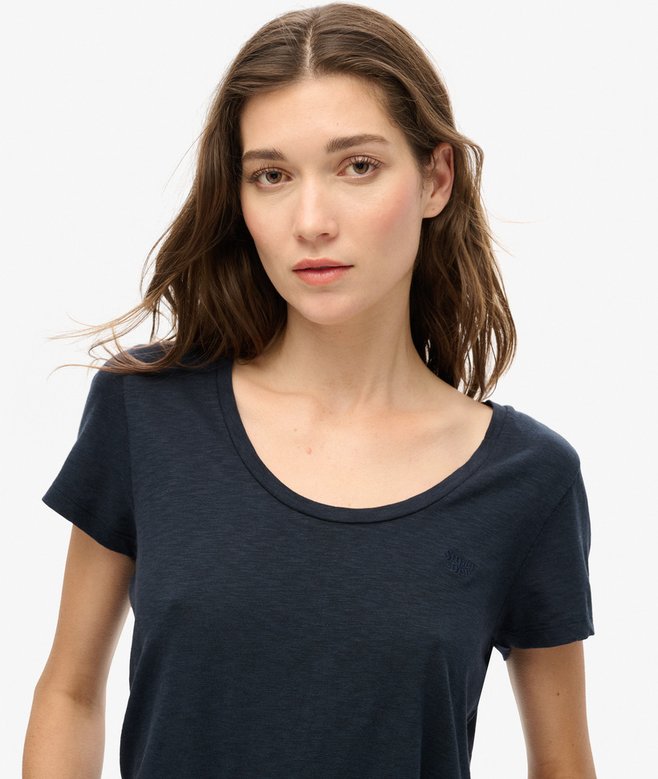 Superdry Camiseta Con Cuello Redondo Amplio Studios
