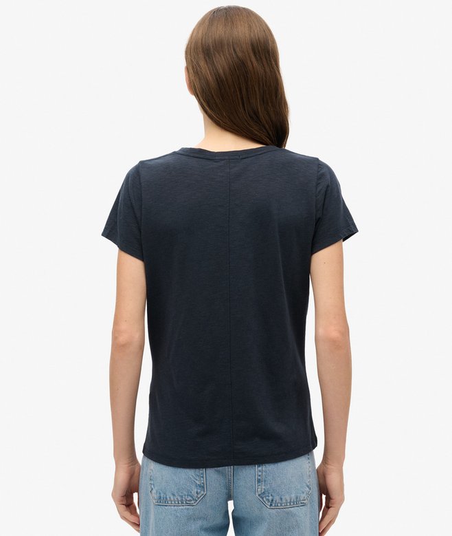 Superdry Camiseta Con Cuello Redondo Amplio Studios
