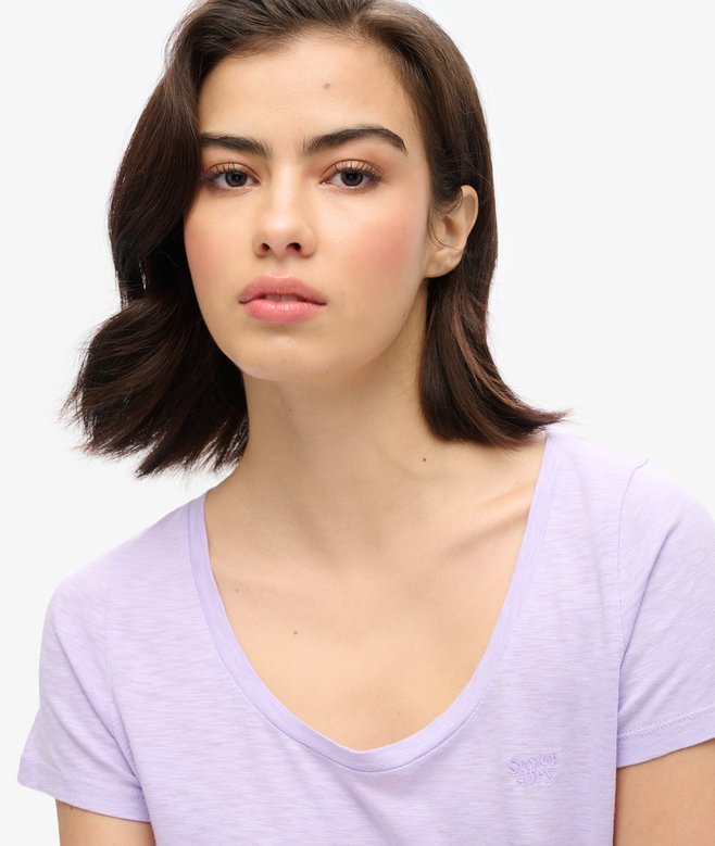 Superdry Camiseta Con Cuello Redondo Amplio Studios