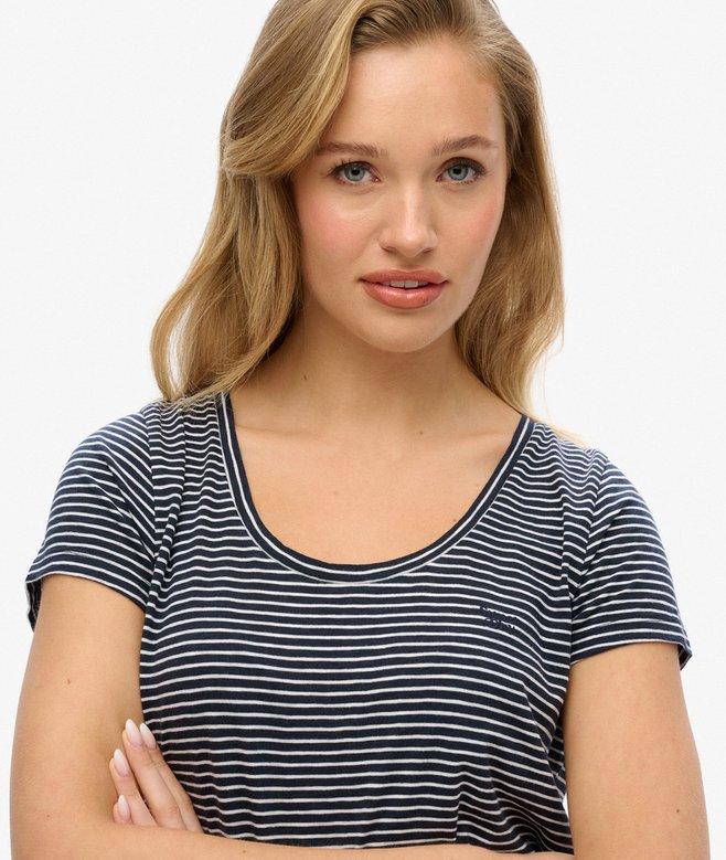 Superdry Camiseta Con Cuello Redondo Amplio Studios