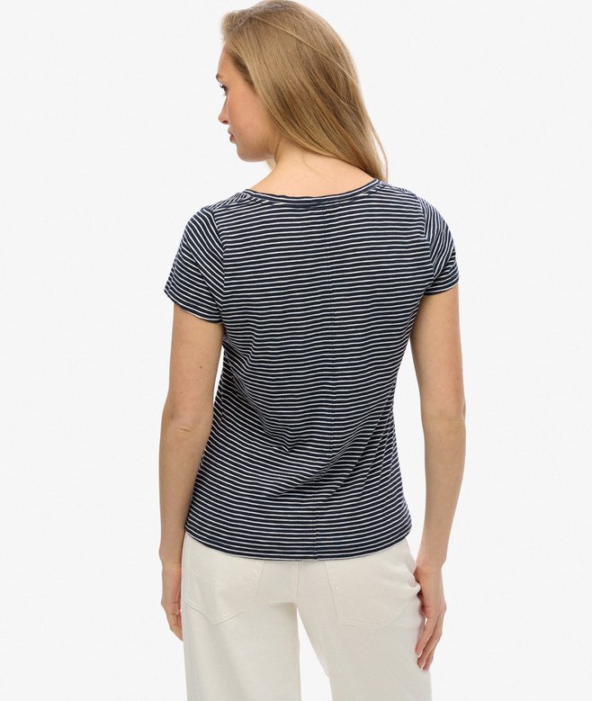 Superdry Camiseta Con Cuello Redondo Amplio Studios