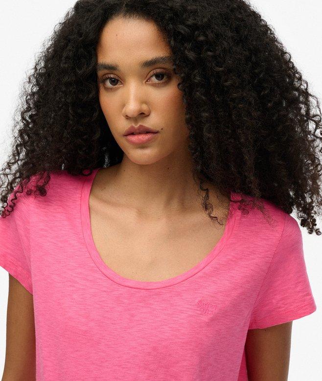 Superdry Camiseta Con Cuello Redondo Amplio Studios