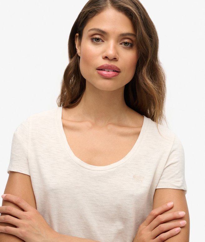 Superdry Camiseta Con Cuello Redondo Amplio Studios