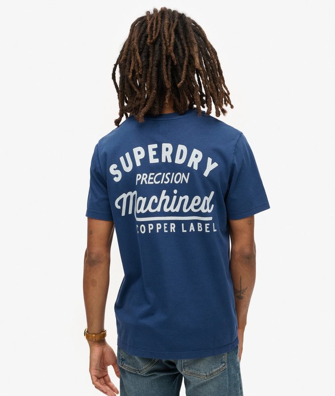 Superdry Camiseta Con Gráfico En El Pecho Copper Label