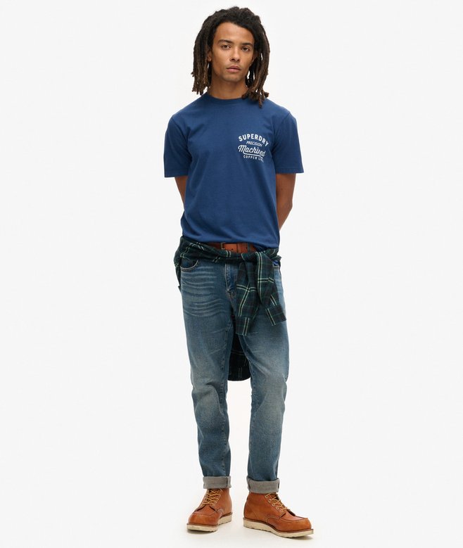 Superdry Camiseta Con Gráfico En El Pecho Copper Label