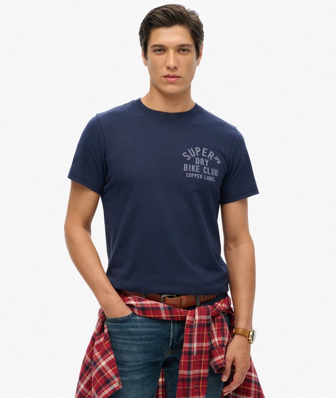 superdry Camiseta con gráfico en el pecho Copper Label