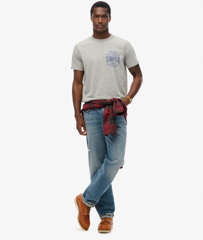 Superdry Camiseta Con Gráfico En El Pecho Copper Label