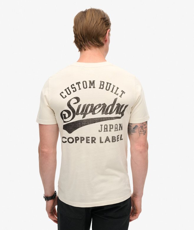 Superdry Camiseta Con Gráfico En El Pecho Copper Label