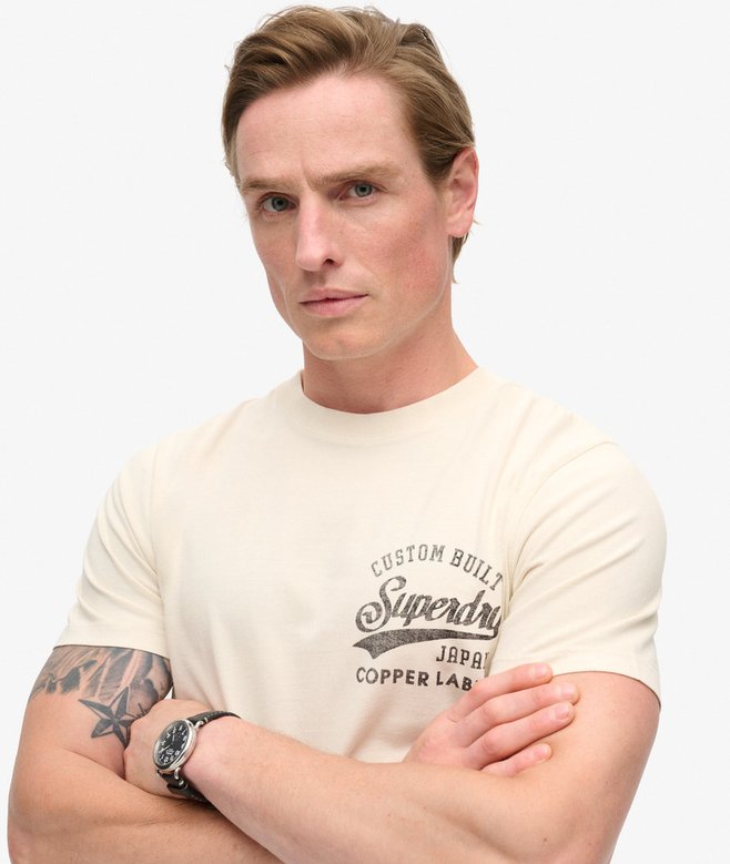 Superdry Camiseta Con Gráfico En El Pecho Copper Label
