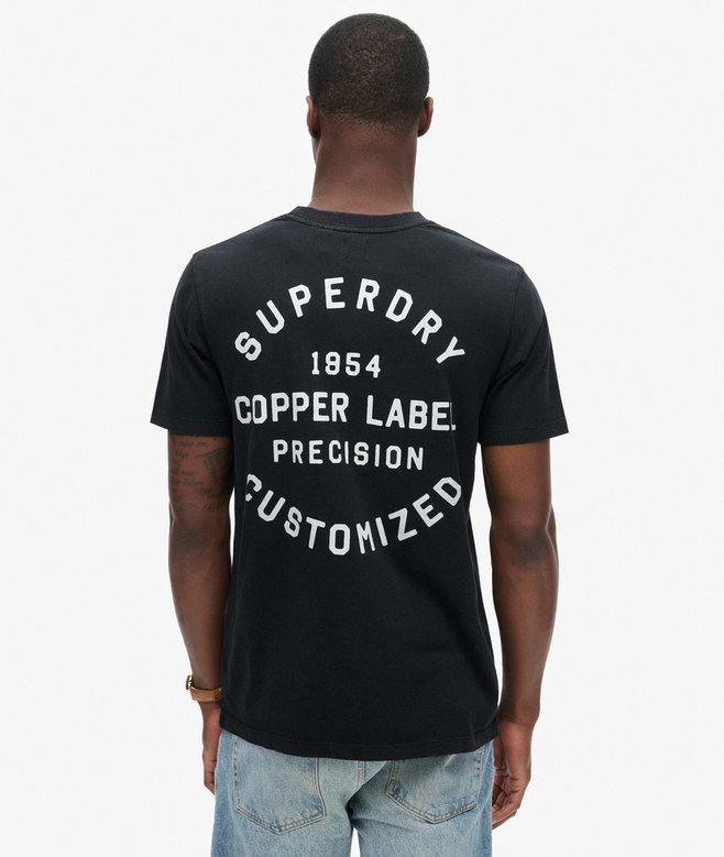 Superdry Camiseta Con Gráfico En El Pecho Copper Label