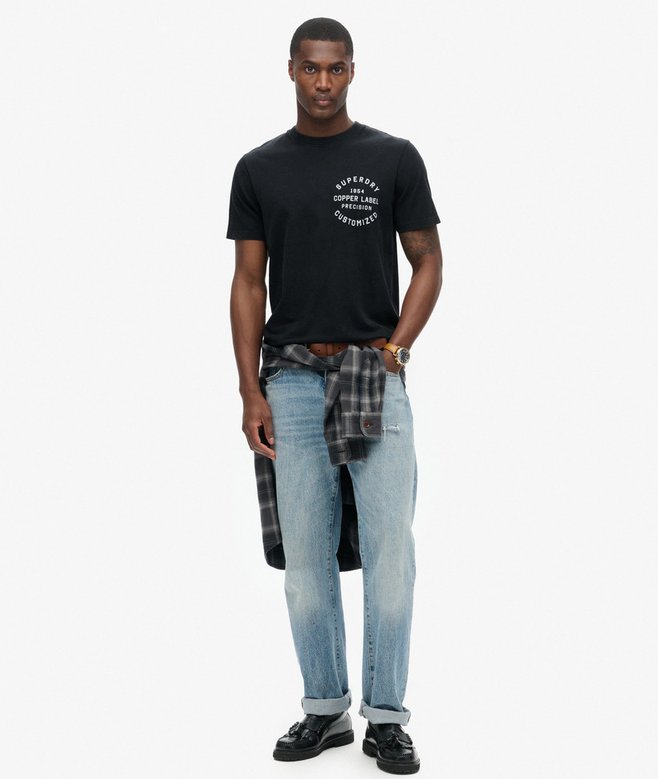 Superdry Camiseta Con Gráfico En El Pecho Copper Label