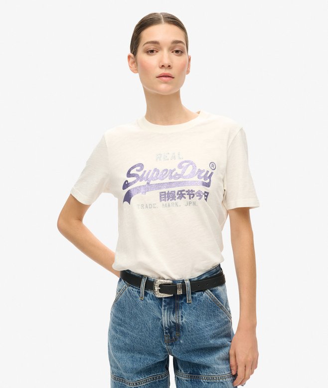 superdry Camiseta con gráfico logotipo VL y adornos