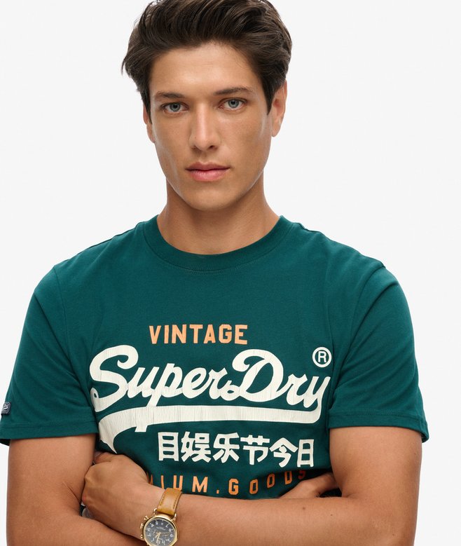 Superdry Camiseta Con Logotipo Clásico Heritage Vintage