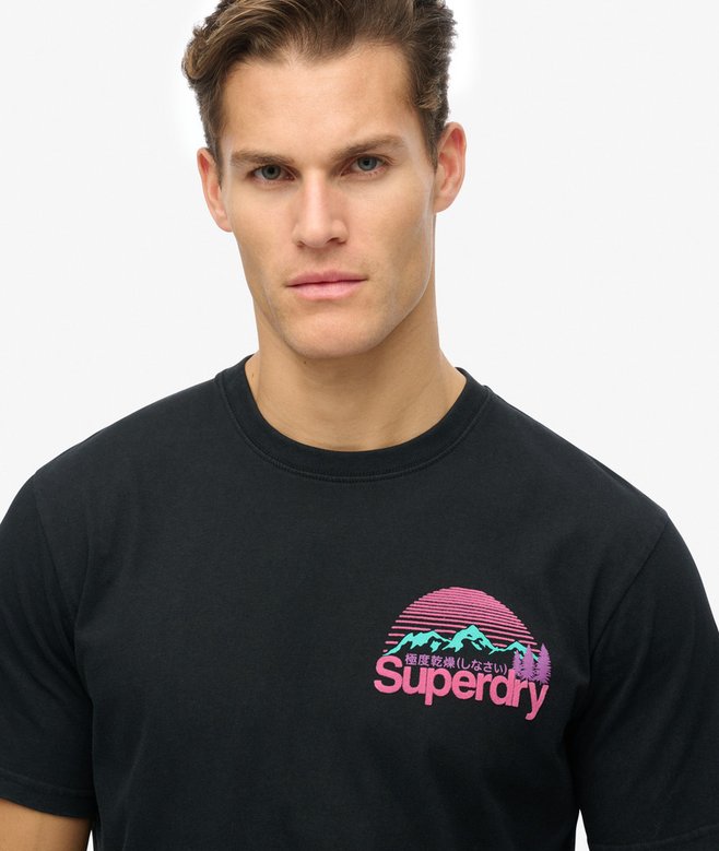 Superdry Camiseta Con Logotipo Core Great Outdoors Estampado En El Pecho
