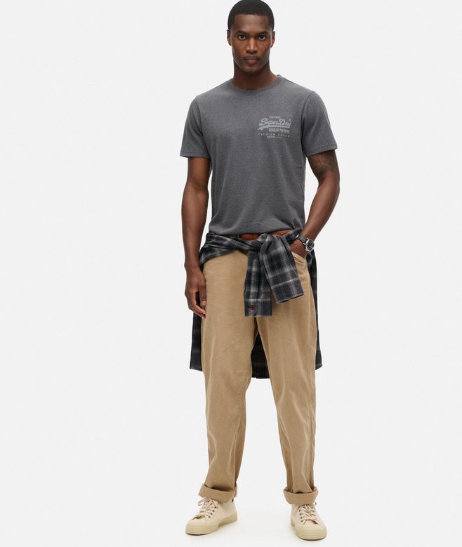 Superdry Camiseta Con Logotipo Vintage Heritage En El Pecho
