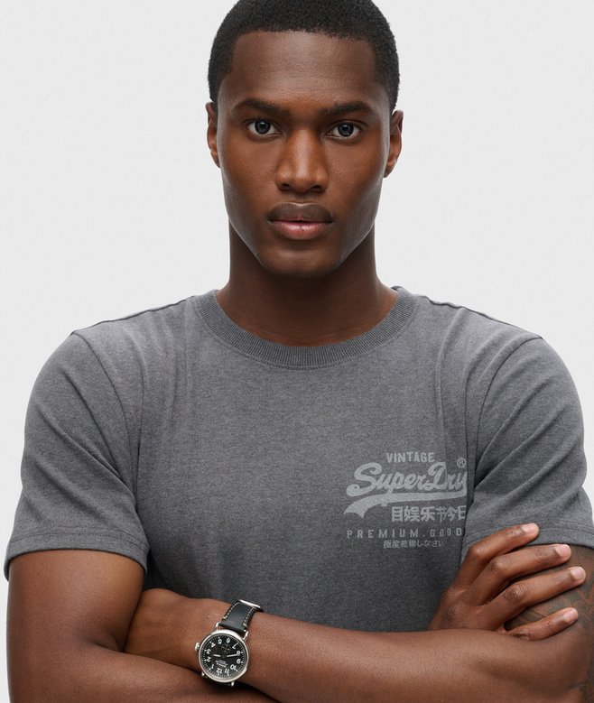 Superdry Camiseta Con Logotipo Vintage Heritage En El Pecho