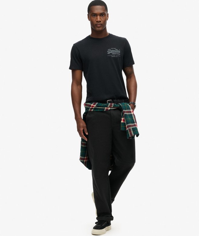 Superdry Camiseta Con Logotipo Vintage Heritage En El Pecho