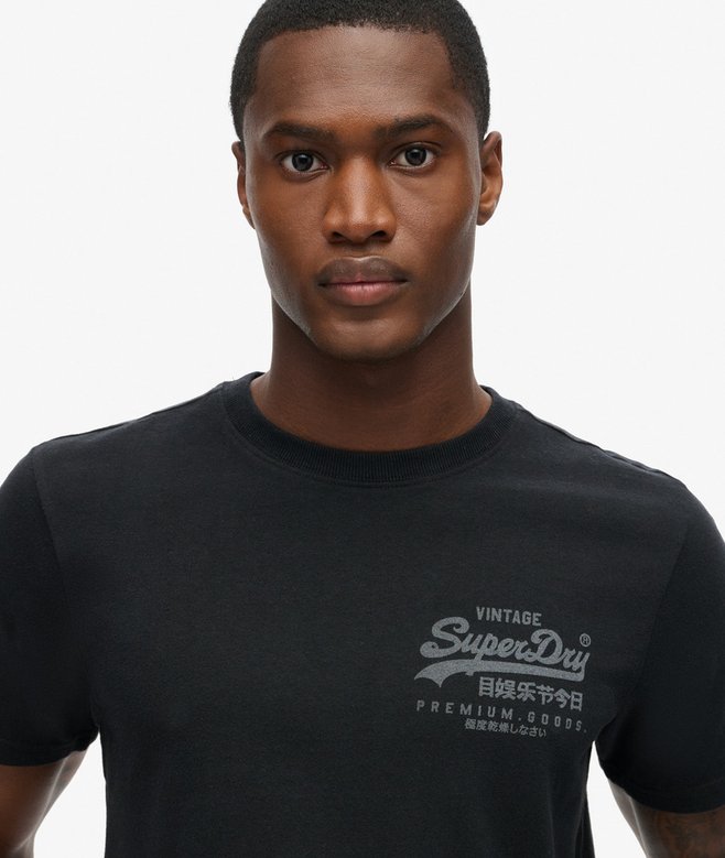 Superdry Camiseta Con Logotipo Vintage Heritage En El Pecho