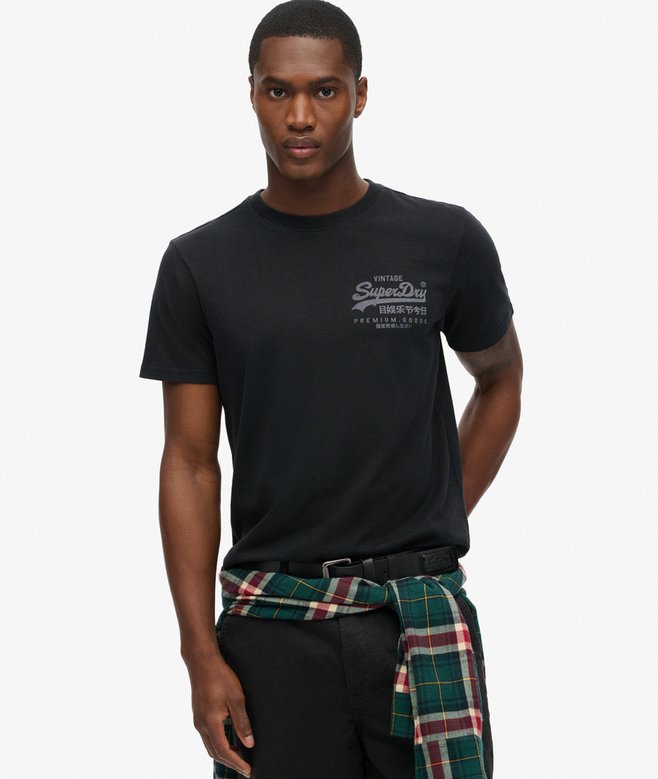 superdry Camiseta con logotipo Vintage Heritage en el pecho