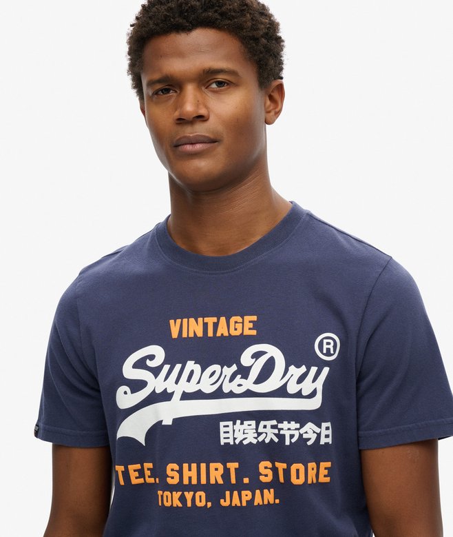Superdry Camiseta Con Logotipo Vintage Loco Classic