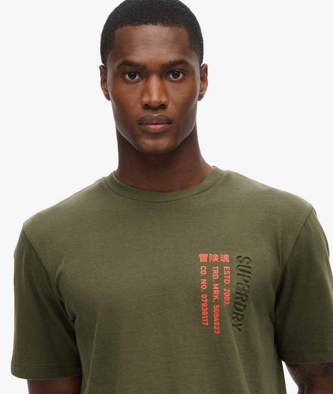 Superdry Camiseta Con Logotipo Y Diseño Holgado Utility Sport
