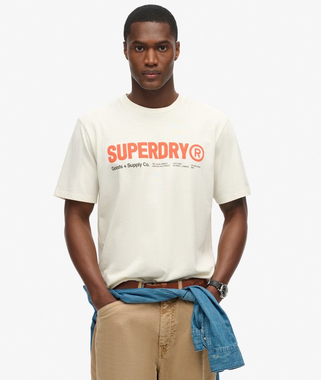 superdry Camiseta con logotipo y diseño holgado Utility Sport