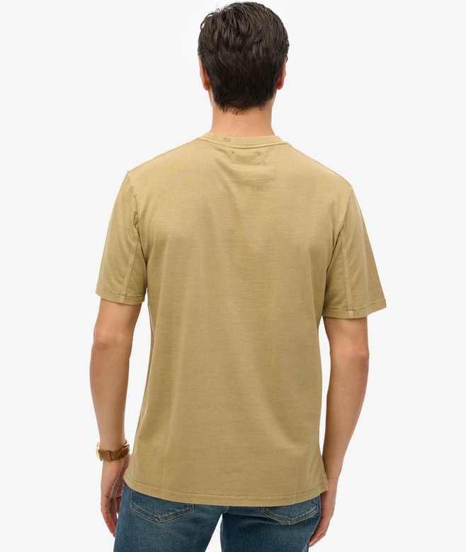 Superdry Camiseta Con Pespuntes Y Bolsillo En Contraste