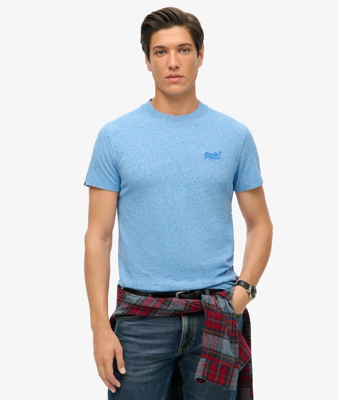 superdry Camiseta de algodón orgánico con logotipo Essential