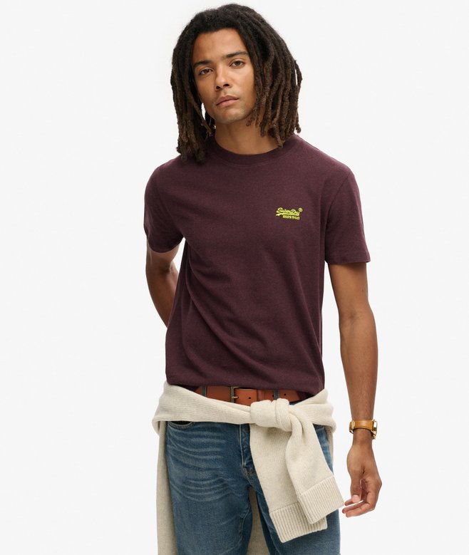 superdry Camiseta de algodón orgánico con logotipo Essential