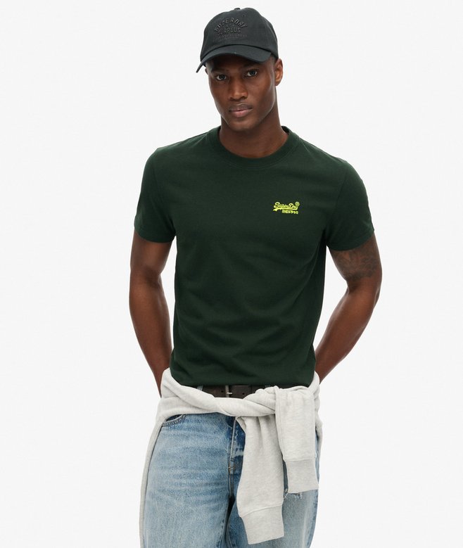 superdry Camiseta de algodón orgánico con logotipo Essential