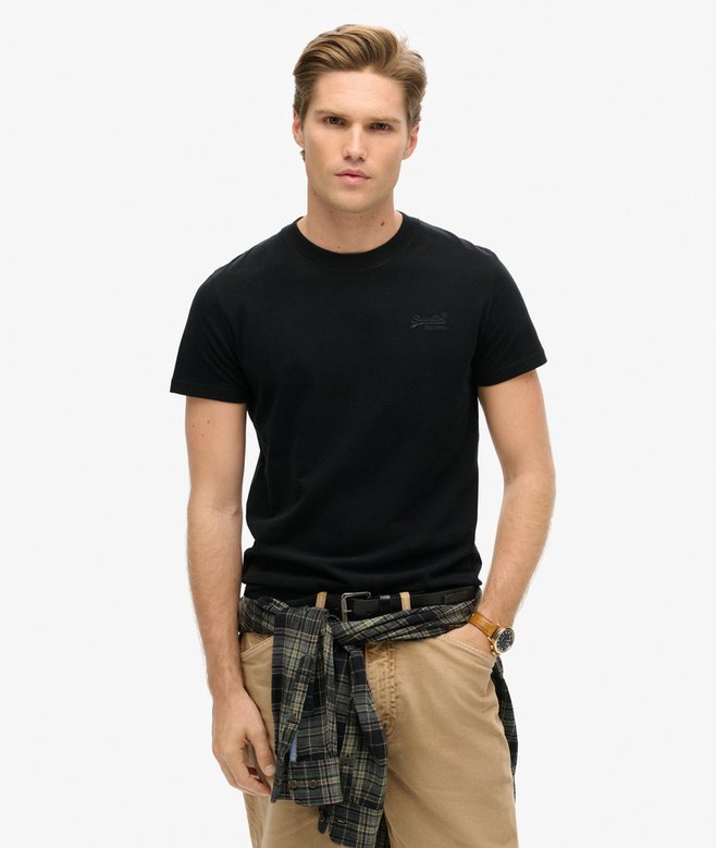 superdry Camiseta de algodón orgánico con logotipo Essential