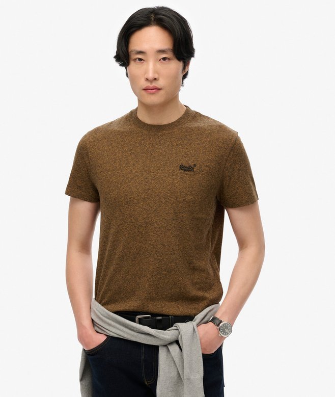 superdry Camiseta de algodón orgánico con logotipo Essential