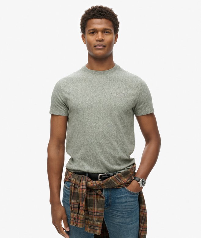 superdry Camiseta de algodón orgánico con logotipo Essential