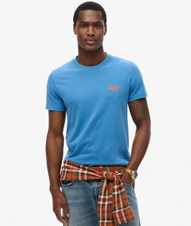 superdry Camiseta de algodón orgánico con logotipo Essential