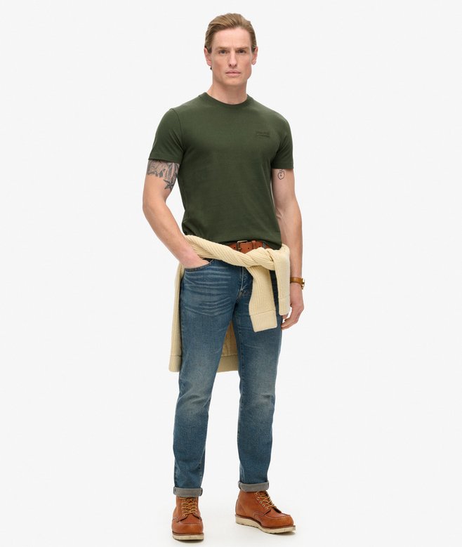 Superdry Camiseta De Algodón Orgánico Con Logotipo Essential