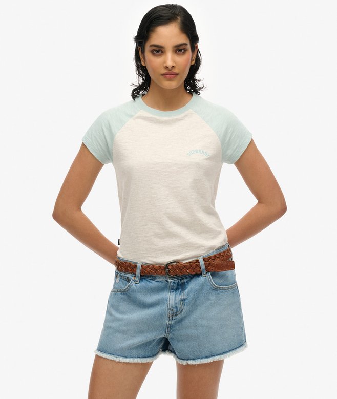 superdry Camiseta de algodón orgánico con logotipo Essential