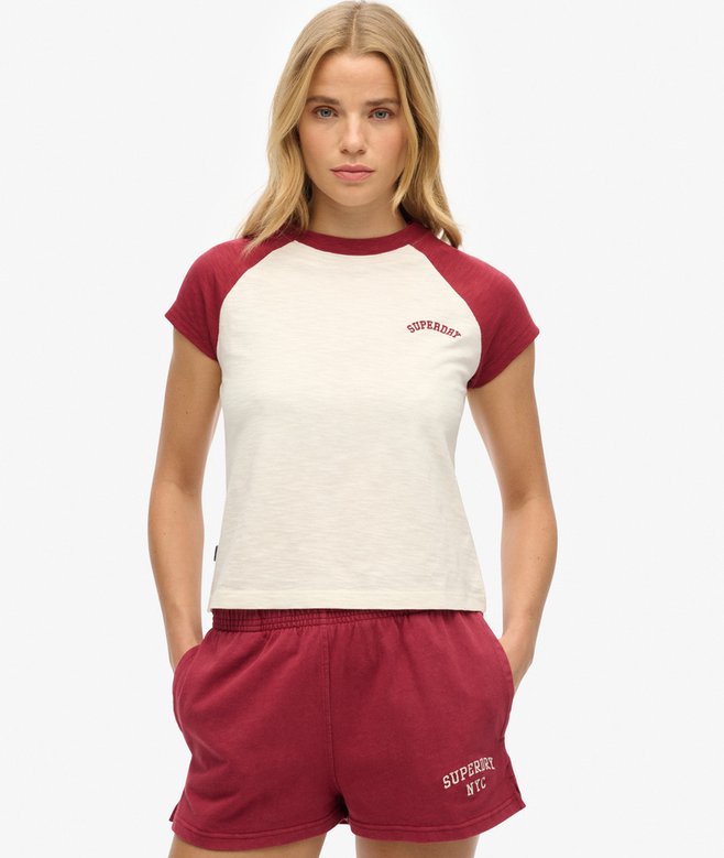 superdry Camiseta de algodón orgánico con logotipo Essential