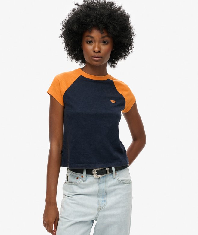 superdry Camiseta de algodón orgánico con logotipo Essential