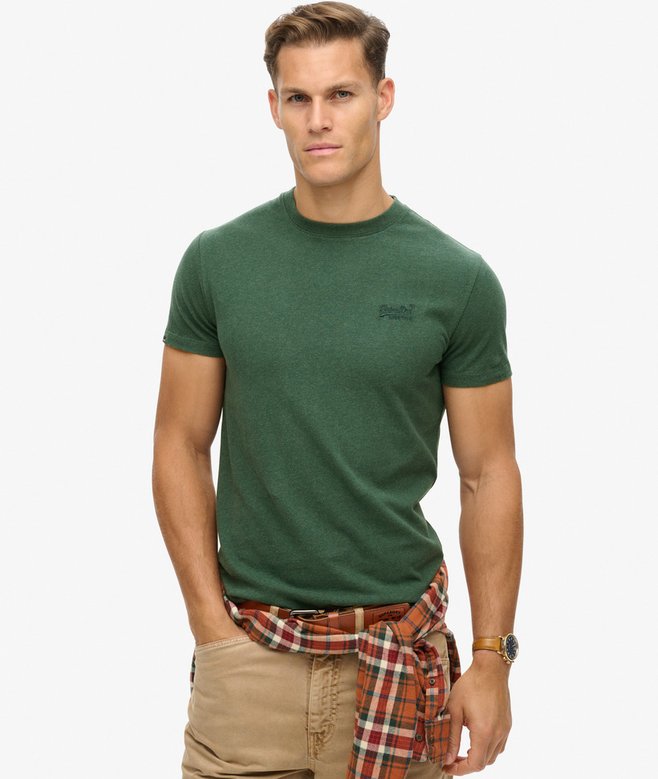 superdry Camiseta de algodón orgánico con logotipo Essential