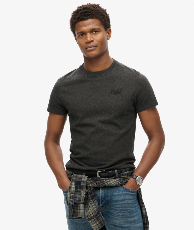 superdry Camiseta de algodón orgánico con logotipo Essential