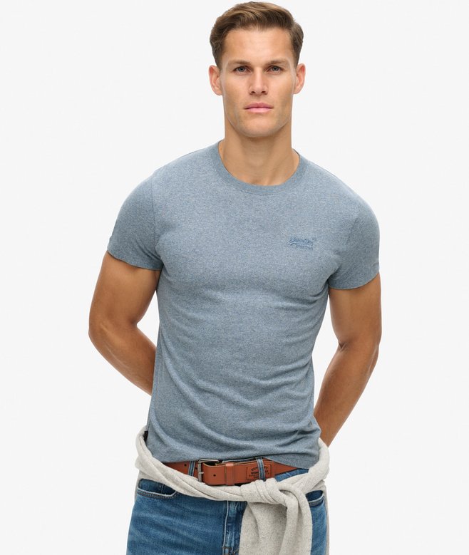 superdry Camiseta de algodón orgánico con logotipo Essential