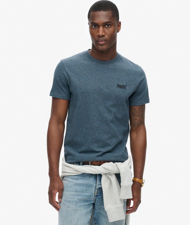 superdry Camiseta de algodón orgánico con logotipo Essential