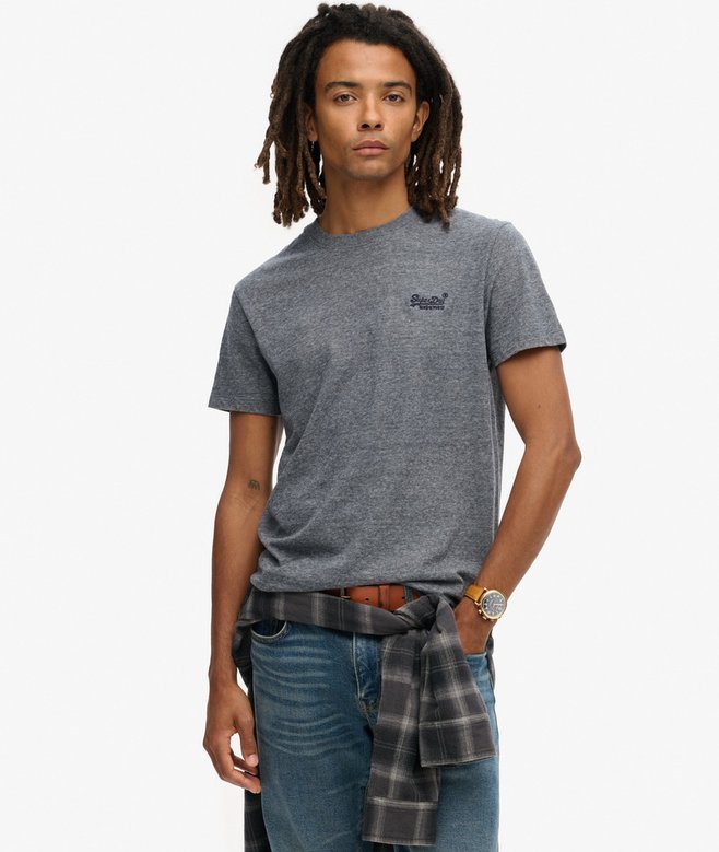 superdry Camiseta de algodón orgánico con logotipo Essential