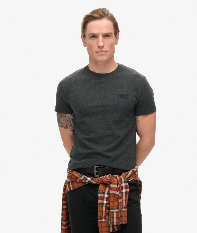 superdry Camiseta de algodón orgánico con logotipo Essential