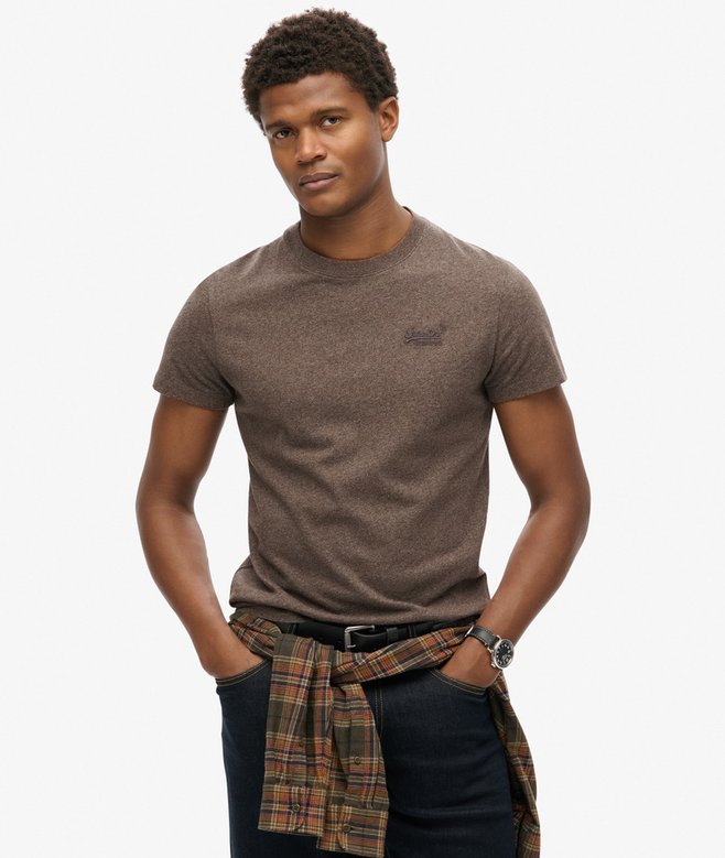 superdry Camiseta de algodón orgánico con logotipo Essential