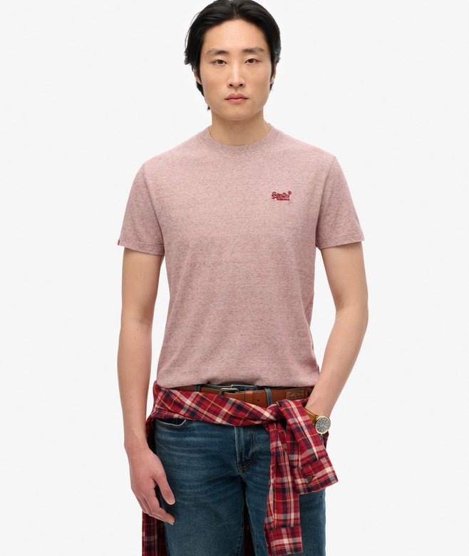 superdry Camiseta de algodón orgánico con logotipo Essential