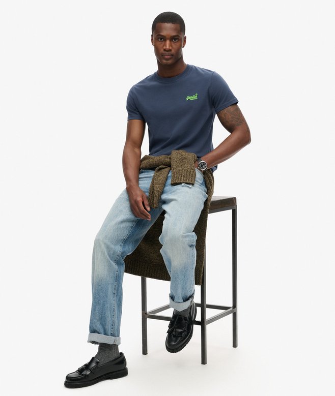 Superdry Camiseta De Algodón Orgánico Con Logotipo Essential