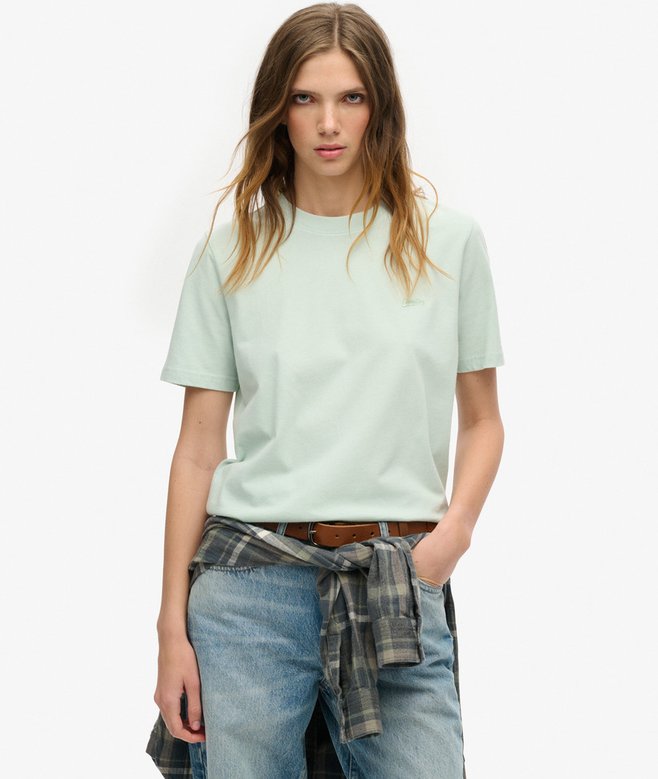 superdry Camiseta de algodón orgánico con logotipo Vintage Logo bordado