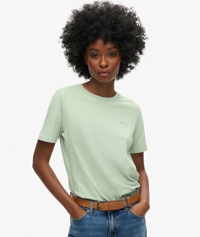 superdry Camiseta de algodón orgánico con logotipo Vintage Logo bordado