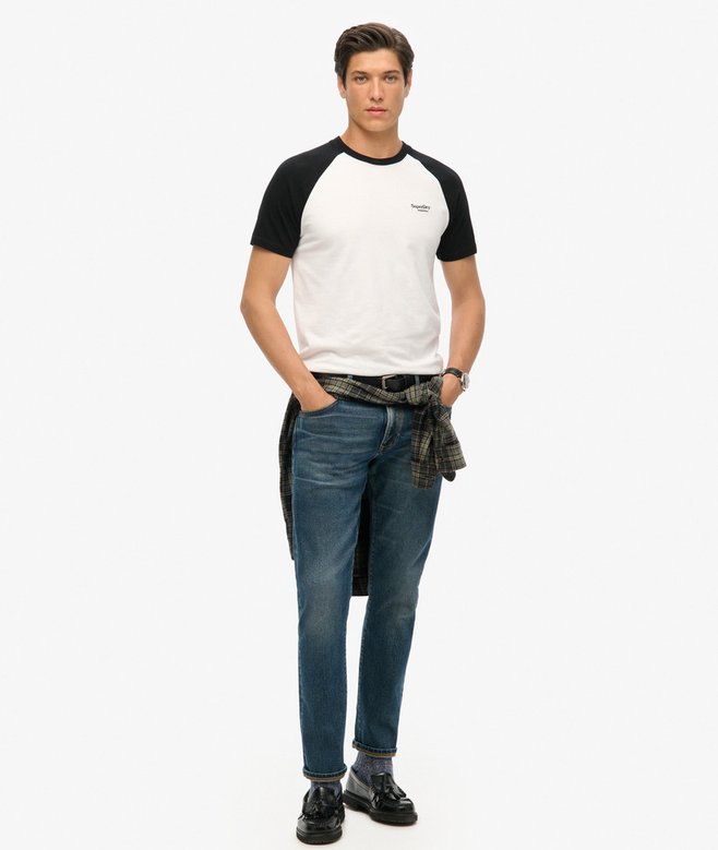 Superdry Camiseta De Béisbol De Algodón Orgánico Essential